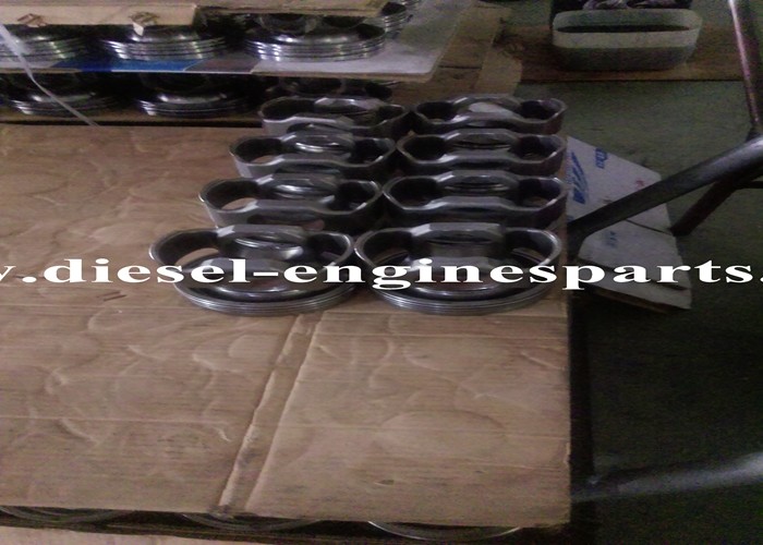 6D125 Diesel Engine Piston Aluminum Phosphating High Temperature Resistant