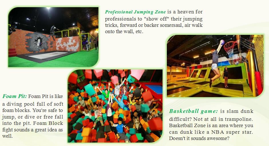 200M2 Gymnastic Indoor Trampoline Equipment Discount Large Children Trampoline