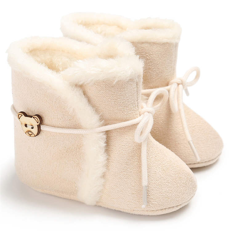 2019 winter warm cotton Animal Bear indoor 0-2 years boy and girl baby boots