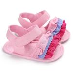 Wish hot soft-sole Lace flower 0-18 months baby Newborn shoes toddler sandals