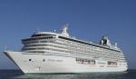 Exquisite Disney Cruise Model Crystal Serenity Cruise Ship Shaped , Offset