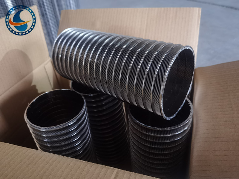 Automatic Cleaning Profile Wire Screen Wedge Cylinder Stainless Steel 304