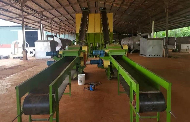 Beech Wood Sawdust Complete Line Wood Pellet Making Machine With 3T/H Capacity