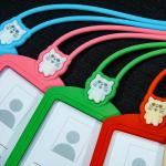 Professional Silicon Card Holder with Lanyard Neck Strap BPA Free