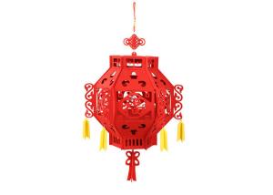 Quality Chinese Festival And Celebration 100pcs Felt Paper Lantern wholesale