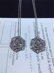 Piaget full diamonds of hollow rose necklace 18kt gold with white gold or yellow