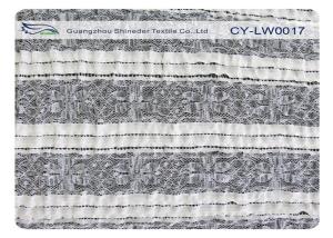 Quality Dramatic Charming Stretch Lace Fabric For Shirt Bag , Polyester Spandex Fabric CY-LW0017 wholesale