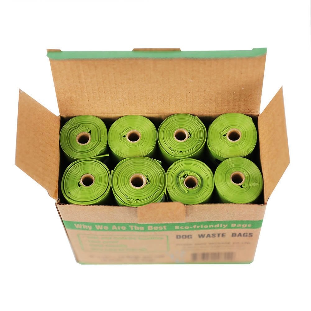 Corn Starch Biodegradable Pet Waste Bags 20 × 30 Cm OEM Acceptable