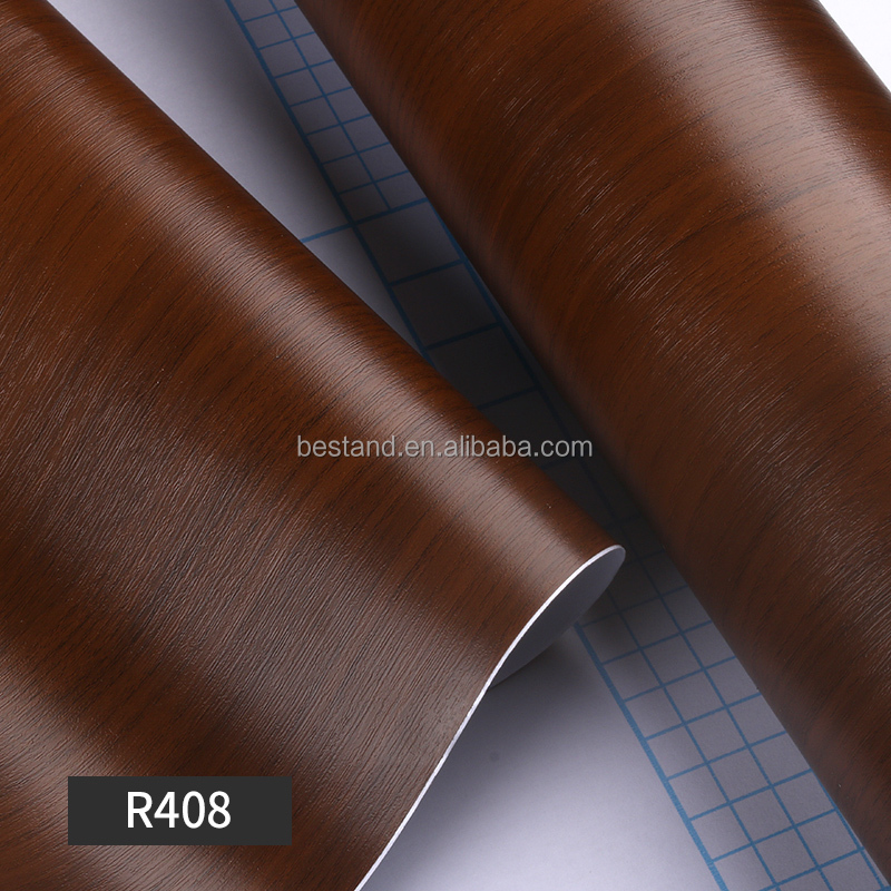 Wood Grain Contact Paper Oak Wooden PVC Self-Adhesive Film for Kitchen Cabinet Home Furniture Decoration Wood Wallpaper