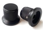 30X25X22 Aluminium AMP volume potentiometer Knob Black 6.0mm hole