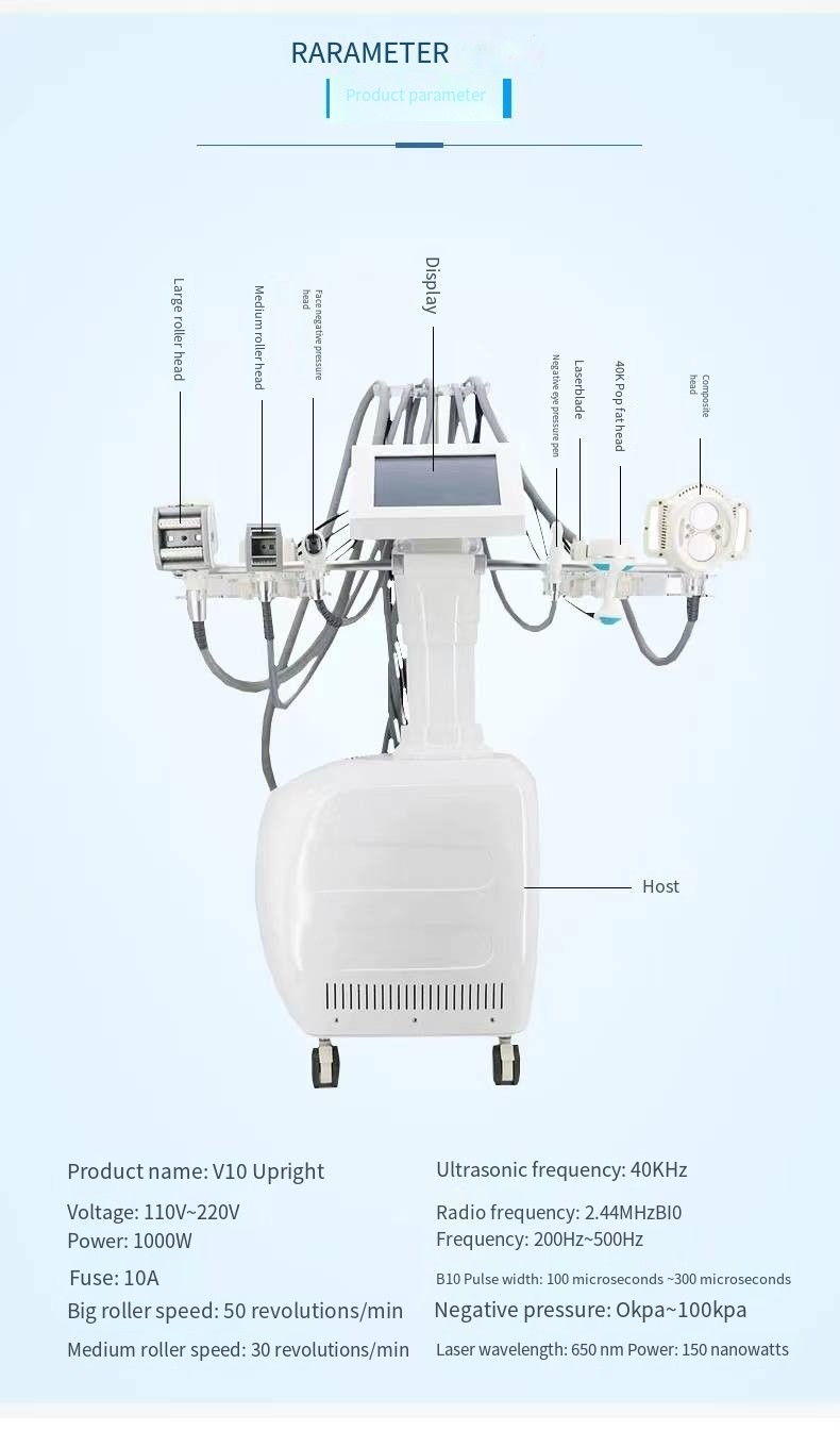 Beauty Salon Cryolipolysis Slimming Machine 1000W For Non Surgical Fat Reduction