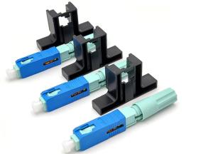 Quality Ceramic Groove SC UPC Quick Fast Connector For Fiber Optic Euquipment wholesale