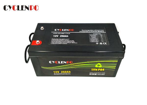 250ah LiFePO4 RV Battery Max Charge Voltage High Temperature Performance 14.6V