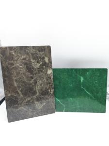 Quality Stone Grain ACP Plastic Sheet 6mm High Gloss Composite Pvc Cladding wholesale