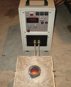 Quality 50KG Induction Melting Furnace 30-80KHz 15KW Power Consumption Single Phase 220V wholesale