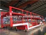 Duel Line Brake System Vehicle Transport Semi Trailers For 4-21 Units Cars