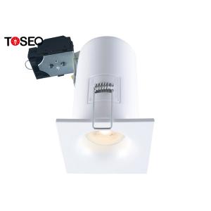 Quality Square Anti Glare Fire Rated Downlights GU10 Diecasting Alu 75mm Cutting wholesale