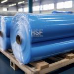 Opaque Blue 40uM High Density Poly Film Electrical Insulation