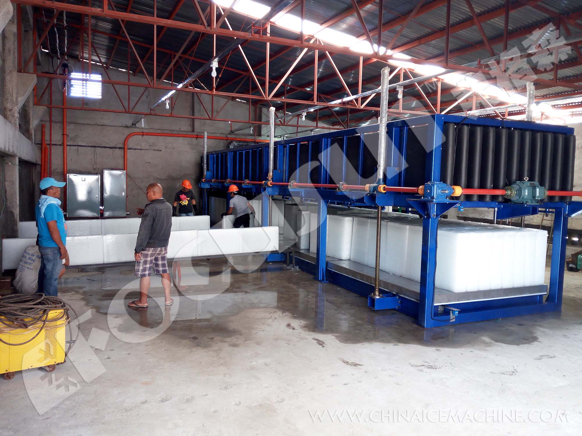 30 Tonnes Daily Capacity Ice Block Machine Bitzer Compressor and Automatic Operation