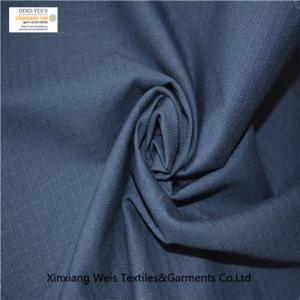 Quality Navy Blue 100 Cotton 180gsm Dyed Cotton Ripstop Fabric Tear Resistant wholesale