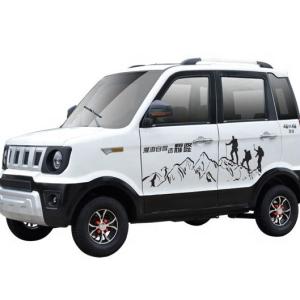 Quality Cars Electric 4 Wheel ElectricVehicle With Air Conditioner Family Used Electric Mini Truck Rickshaw Electric Tricycle wholesale