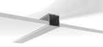 Corner Channel Aluminum Extrusion Profile For LED Wall Linear Recessed Light