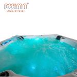 Square Air Jets Massage Bathtub Easy Cleaning Outdoor SPA Pools Hot Tub For 5