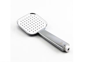 Quality Square shape one function chrome plating high pressure water saving bathroom hand shower wholesale