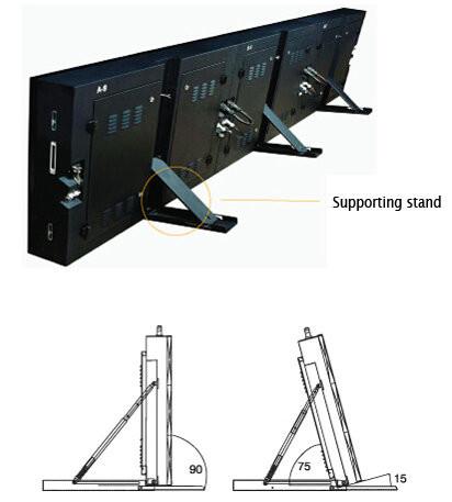 Programmable Sport Perimeter LED Display Signs 6500 Nits Brightness , OEM