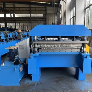 Quality High Quality Roofing Wall Panel Roll Forming Machine With Hydraulic Post Cutting wholesale