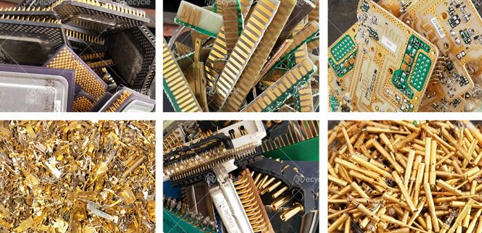 100-250 kw Power PCB RAM IC Chips Gold Recycling Machine Gold Recovery Plant