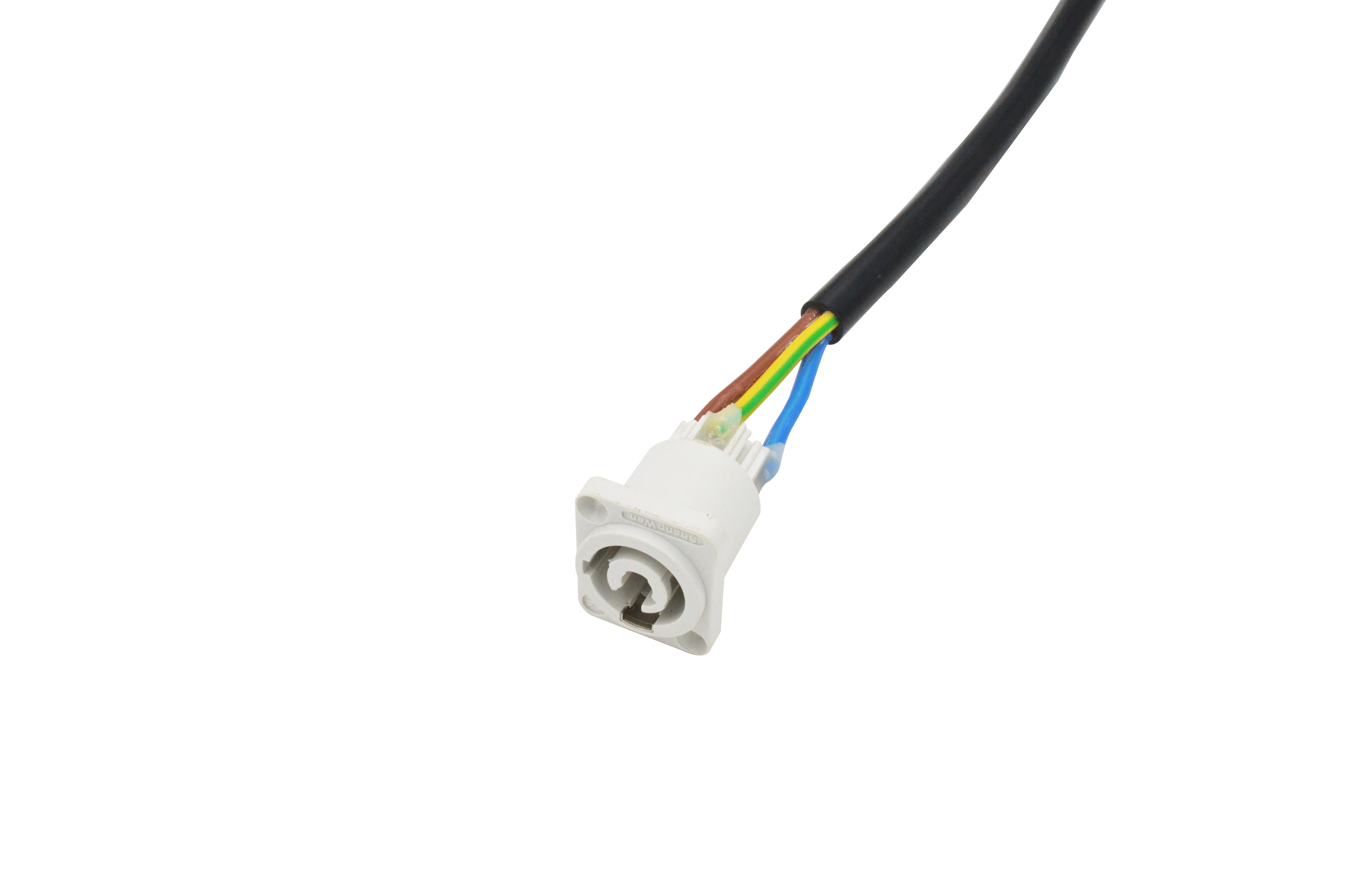 250v 3pin powercon indoor female socket plug for LED