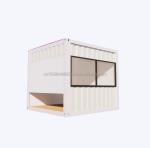 Chinese Style Logo Design 10ft 20ft Foldable Wooden Container Bar for Profession