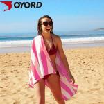 Printed Sublimated Beach Towels Environmental Friendly Antibacterial Fashion