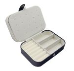 Square Two Layer Jewelry Box Luxury Flocking Lining PU Leather Packaging Gift