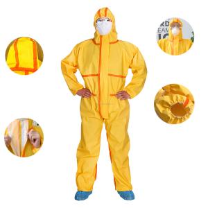 Quality OEM Type 3 4 Chemical Resistant Disposable Coveralls Water Resistant wholesale