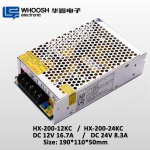 Quality 85% Efficiency Waterproof LED Power Supply 12V 200W 16.7A wholesale