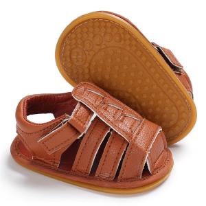 Quality Amazon Hot sale Rubber sole Round toe Newborn Toddler shoes baby wholesale