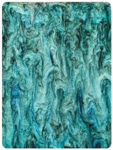 Quality 2440x1220mm Pearl Acrylic Sheets Teal Green Starry Sky Marbling Pattern wholesale