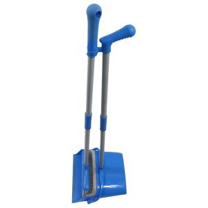 Quality Windproof Bristle Stand Up Dustpan And Broom Set 26*26*90CM wholesale