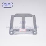 4" Square Metallic Surface Cover 2 Duplex Receptacle