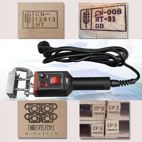 Manual Handheld Stamping Machine Bronzing Embosser For Wood Pallet