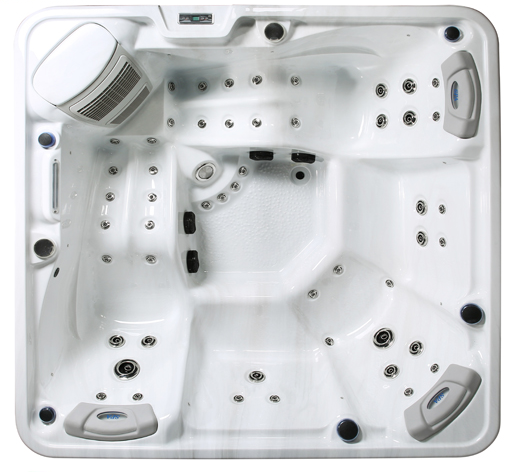 Ponfit PFDJJ-08 5 Person Hot tub Spa with whilpool massage music speaker