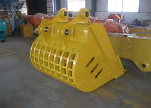 Quality Hyundai R360 Rock Excavator Ditching Bucket 1.7m3 Capacity Yellow wholesale