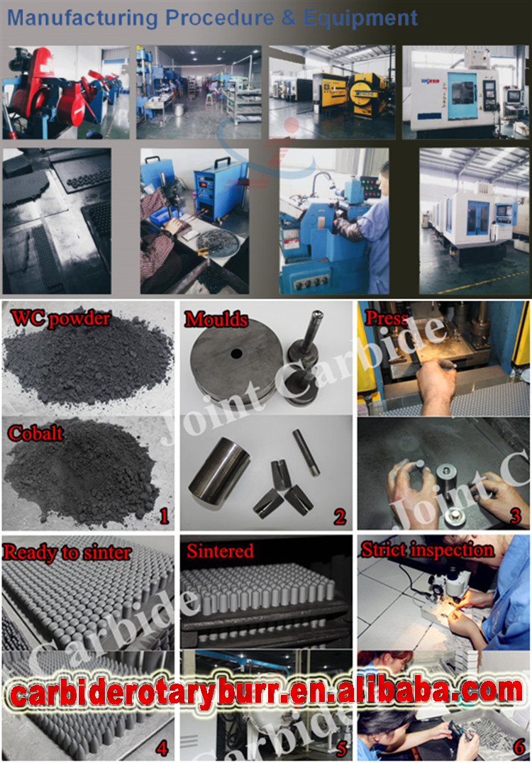 Tungsten Carbide Double Cut Burr Set for Steel and Alloys