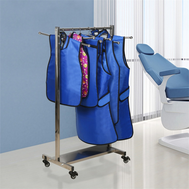Medical 0.35mm PB Lead Radiation Proof Suits Blue Color Dental X-Ray Lead Apron