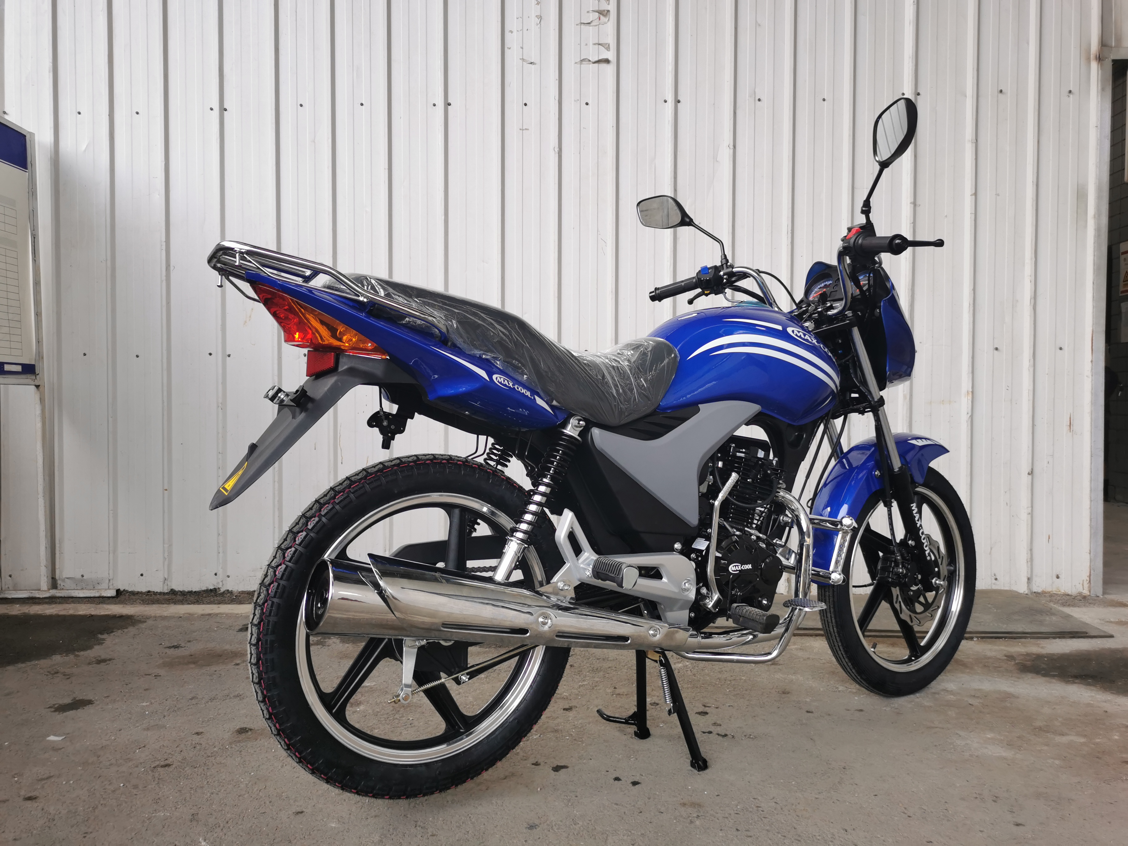Gas Powered 150cc Street Bike Motorcycle With Electric Kick Starting
