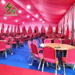 Outdoor 20x30m Red PVC Fabric aluminum Frame Wedding Marquee Tent