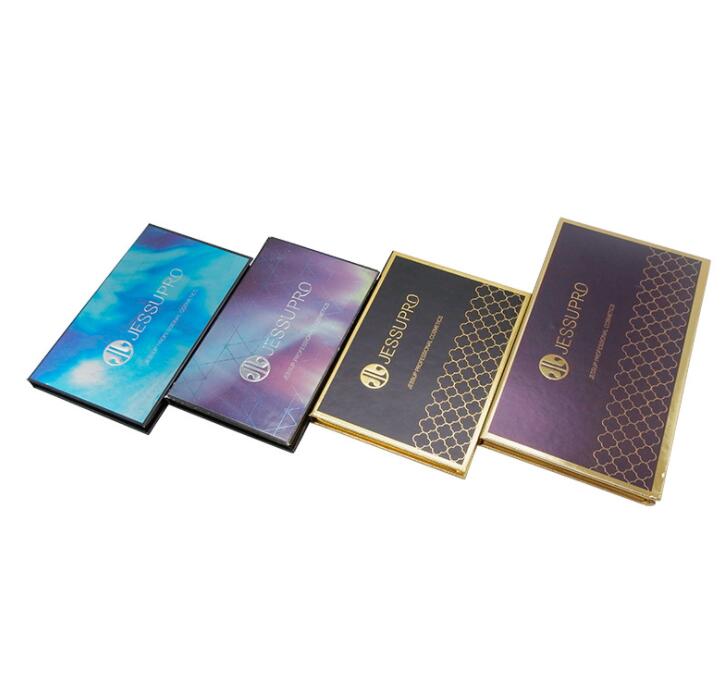 Customized Cosmetic Packaging Case Foldable 3*6 Empty Eyeshadow Box