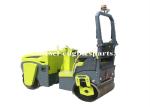 TS16949 Mini Drum Roller Hydraulic Steering Double Drum Roller